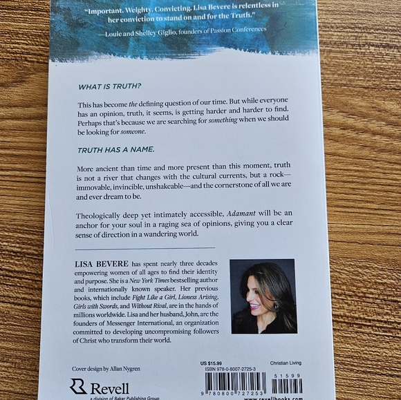 USED Adamant by Lisa Bevere book - Picture 4 of 4